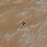 Shaded relief of the 55 km around Taywarah, drawn from the GMTED2010 grid
