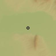 Shaded relief of the 54 km around Emām Şāh̨eb, drawn from the GMTED2010 grid