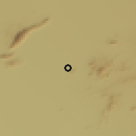 Shaded relief of the 56 km around Farāh, drawn from the GMTED2010 grid
