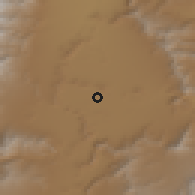 Shaded relief of the 55 km around Kabul, drawn from the GMTED2010 grid