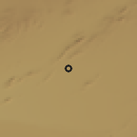 Shaded relief of the 56 km around Qandahār, drawn from the GMTED2010 grid