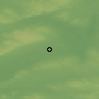 Shaded relief of the 48 km around Bellanode, drawn from the GMTED2010 grid