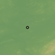 Shaded relief of the 48 km around Belmont, drawn from the GMTED2010 grid