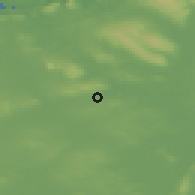 Shaded relief of the 48 km around Boyle, drawn from the GMTED2010 grid
