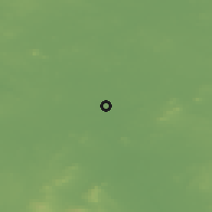 Shaded relief of the 48 km around Bracknagh, drawn from the GMTED2010 grid