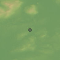 Shaded relief of the 48 km around Carrigallen, drawn from the GMTED2010 grid
