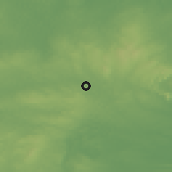 Shaded relief of the 48 km around Castleblayney, drawn from the GMTED2010 grid