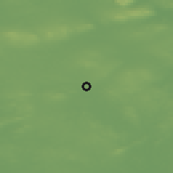 Shaded relief of the 48 km around Castlerea, drawn from the GMTED2010 grid