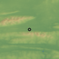Shaded relief of the 49 km around Clogheen, drawn from the GMTED2010 grid