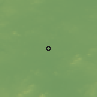 Shaded relief of the 48 km around Clonbullogue, drawn from the GMTED2010 grid