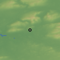 Shaded relief of the 48 km around Clonlara, drawn from the GMTED2010 grid