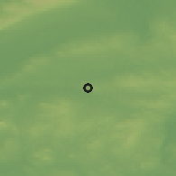 Shaded relief of the 48 km around Cootehill, drawn from the GMTED2010 grid