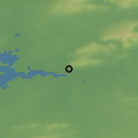 Shaded relief of the 48 km around Cratloe, drawn from the GMTED2010 grid
