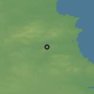 Shaded relief of the 48 km around Donore, drawn from the GMTED2010 grid