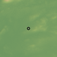 Shaded relief of the 48 km around Drumlish, drawn from the GMTED2010 grid