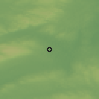 Shaded relief of the 48 km around Emyvale, drawn from the GMTED2010 grid
