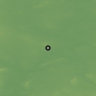 Shaded relief of the 48 km around Eyrecourt, drawn from the GMTED2010 grid