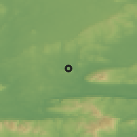 Shaded relief of the 49 km around Fethard, drawn from the GMTED2010 grid