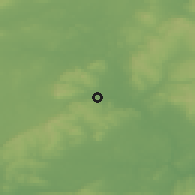 Shaded relief of the 48 km around Freshford, drawn from the GMTED2010 grid