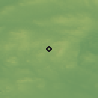 Shaded relief of the 48 km around Bailieborough, drawn from the GMTED2010 grid