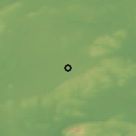 Shaded relief of the 48 km around Gortnahoo, drawn from the GMTED2010 grid