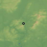 Shaded relief of the 49 km around Graiguenamanagh-Tinnahinch, drawn from the GMTED2010 grid