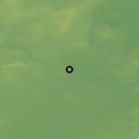Shaded relief of the 48 km around Kells, drawn from the GMTED2010 grid