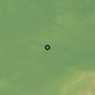 Shaded relief of the 48 km around Kilcock, drawn from the GMTED2010 grid
