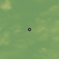 Shaded relief of the 48 km around Ballinagh, drawn from the GMTED2010 grid