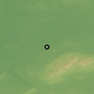 Shaded relief of the 48 km around Kilcormac, drawn from the GMTED2010 grid