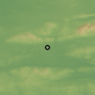 Shaded relief of the 49 km around Kildorrery, drawn from the GMTED2010 grid