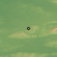 Shaded relief of the 49 km around Kilfinane, drawn from the GMTED2010 grid