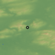 Shaded relief of the 48 km around Killaloe, drawn from the GMTED2010 grid