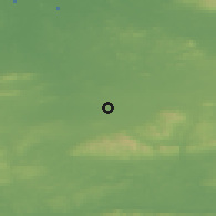 Shaded relief of the 49 km around Kilmallock, drawn from the GMTED2010 grid