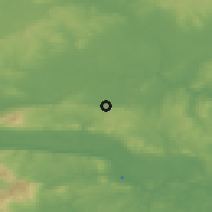 Shaded relief of the 49 km around Kilmoganny, drawn from the GMTED2010 grid