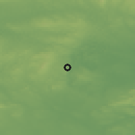 Shaded relief of the 48 km around Kingscourt, drawn from the GMTED2010 grid