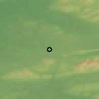 Shaded relief of the 49 km around Knocklong, drawn from the GMTED2010 grid