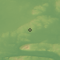 Shaded relief of the 49 km around Ballingarry, drawn from the GMTED2010 grid