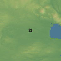 Shaded relief of the 48 km around Louth, drawn from the GMTED2010 grid