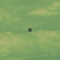 Shaded relief of the 49 km around Mallow, drawn from the GMTED2010 grid