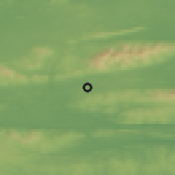 Shaded relief of the 49 km around Mitchelstown, drawn from the GMTED2010 grid