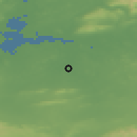 Shaded relief of the 49 km around Adare, drawn from the GMTED2010 grid