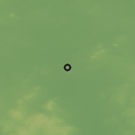 Shaded relief of the 48 km around Monasterevan, drawn from the GMTED2010 grid