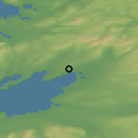 Shaded relief of the 48 km around Mountcharles, drawn from the GMTED2010 grid