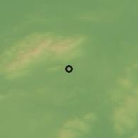 Shaded relief of the 48 km around Mountrath, drawn from the GMTED2010 grid