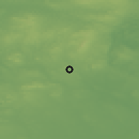 Shaded relief of the 48 km around Mullagh, drawn from the GMTED2010 grid