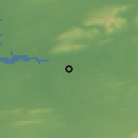 Shaded relief of the 48 km around Mungret, drawn from the GMTED2010 grid