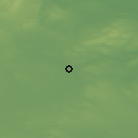 Shaded relief of the 48 km around Navan, drawn from the GMTED2010 grid