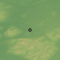 Shaded relief of the 48 km around Nenagh, drawn from the GMTED2010 grid