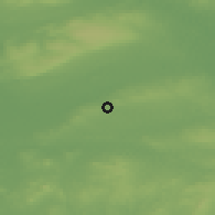 Shaded relief of the 48 km around Newbliss, drawn from the GMTED2010 grid
